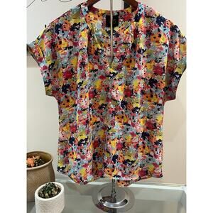 W5 Concepts for Anthropologie Floral Blouse – Size Medium